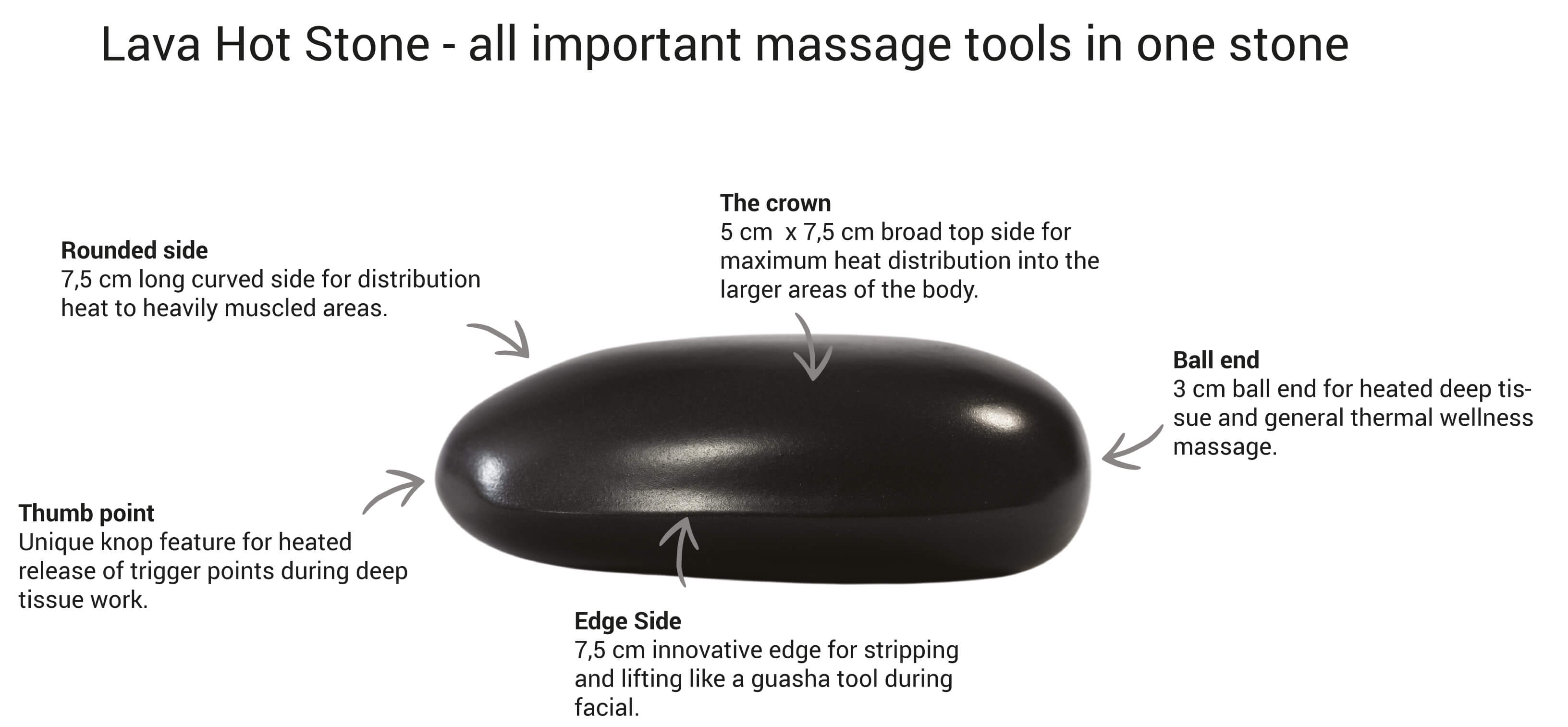 Lava Hot Stone Massage tool