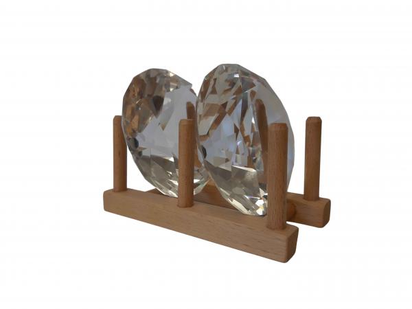 Halter für 2 Massagediamanten