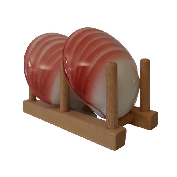 2er Halter für 2 LavaShell Porzellan