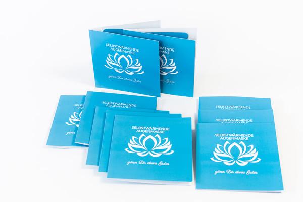 10 x selbstwärmende Augenmaske im Booklet